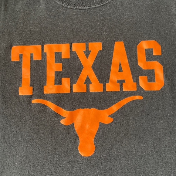 Champion Texas Longhorns T Shirt Mens S Black Orange NCAA College Tailgating Tee - Picture 2 of 8